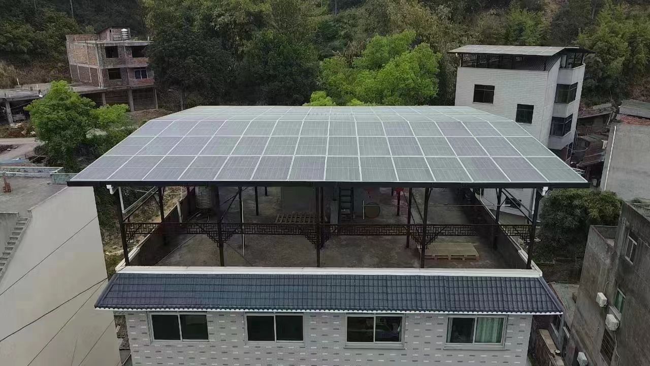 桐乡15kw+10kwh自建别墅家庭光伏储能系统